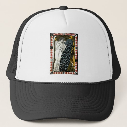 art nouveau, de kus van William Bradley Trucker Pet (Voorkant)