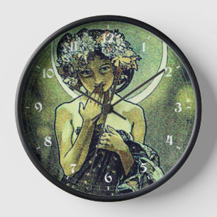  Art Nouveau De Maan door Mucha