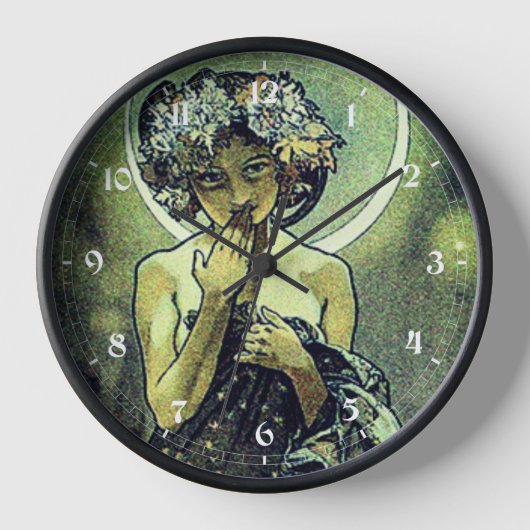  Art Nouveau De Maan door Mucha (Voorkant)