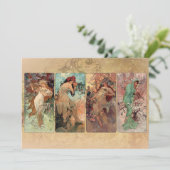 Art Nouveau De Vier Seizoenen (Staand voorkant)