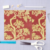 art nouveau,deco,asian,goud,rood,,rustig,flo tissuepapier (Craft)