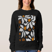 Art Nouveau Deco Bloemen Boho Wildbloemen Bloemen Trui (Voorkant)