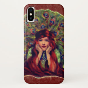 Art nouveau deco elegant women peace ock veren Case-Mate iPhone case