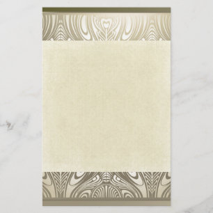 Art nouveau,deco,gold,white,floral,,floral,floral briefpapier
