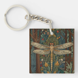 art nouveau deco libel boho chic sleutelhanger