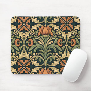 Art Nouveau Deco Majolica Bloem Ambachtslieden Vin Muismat