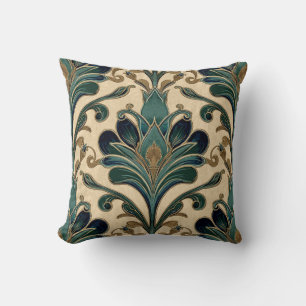 Art Nouveau Deco Majolica bloemenkunst ambachtswer Kussen