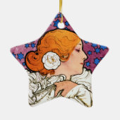  Art Nouveau Decoratie Ornament van Mucha (Achterkant)