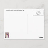  Art Nouveau Decoratief Aangepast Briefkaart ~ (Achterkant)