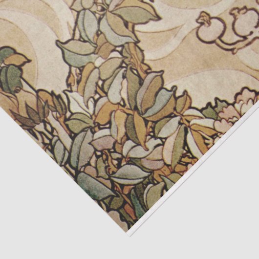 Art Nouveau Decoupag Paper Tissuepapier (Detail)