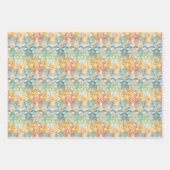 ART NOUVEAU DECOUPAGE DECORATIEF PAPIER INPAKPAPIER VEL (Voorkant)