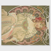 Art Nouveau Decoupage Poster Cadeaupapier (Vlak)