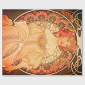 Art Nouveau Decoupage Poster Cadeaupapier (Vlak)