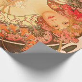 Art Nouveau Decoupage Poster Cadeaupapier (Hoek)