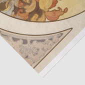 Art Nouveau Decoupage Tissuepapier (Detail)