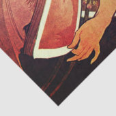 Art Nouveau Decoupage Tissuepapier (Detail)