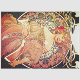 Art Nouveau Decoupage Tissuepapier