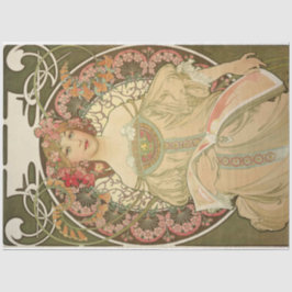 Art Nouveau Decoupage Tissuepapier