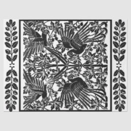 Art Nouveau Deels maken plakpapier ontkoppeling Tissuepapier