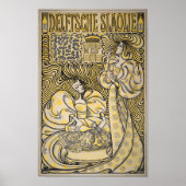 Art Nouveau Delftsche Slaolie Delft Salad Oil Poster (Voorkant)