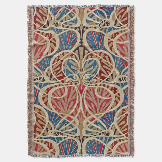 Art Nouveau Design #10 op Emporio Moffa Deken (Voorkant Verticaal)