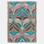 Art Nouveau Design #11 in Emporio Moffa Deken (Voorkant Verticaal)