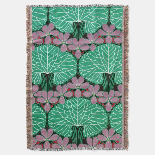 Art Nouveau Design #12 in Emporio Moffa Deken (Voorkant Verticaal)