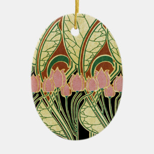 Art Nouveau Design #1 Keramisch Ornament