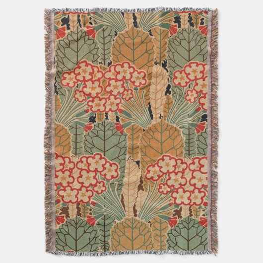 Art Nouveau Design #1 op Emporio Moffa Deken (Voorkant Verticaal)