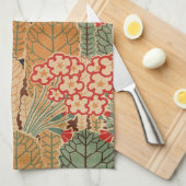 Art Nouveau Design #1 op Emporio Moffa Theedoek (Quarter Fold)