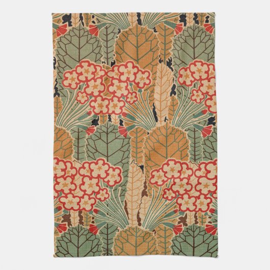 Art Nouveau Design #1 op Emporio Moffa Theedoek (Verticaal)