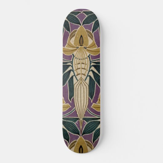Art Nouveau Design #1 @ VictoriaShaylee Persoonlijk Skateboard (Voorkant)