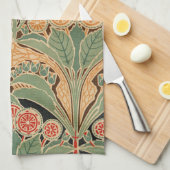 Art Nouveau Design #3 op Emporio Moffa Theedoek (Quarter Fold)