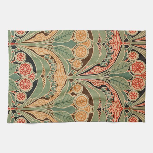 Art Nouveau Design #3 op Emporio Moffa Theedoek (Horizontaal)