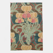 Art Nouveau Design #4 op Emporio Moffa Theedoek (Verticaal)