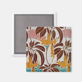 Art Nouveau Design #5 op Emporio Moffa Magneet (Voorkant / Achterkant)