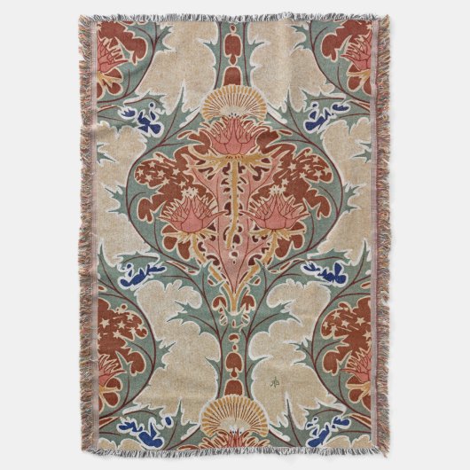 Art Nouveau Design #6 op Emporio Moffa Deken (Voorkant Verticaal)