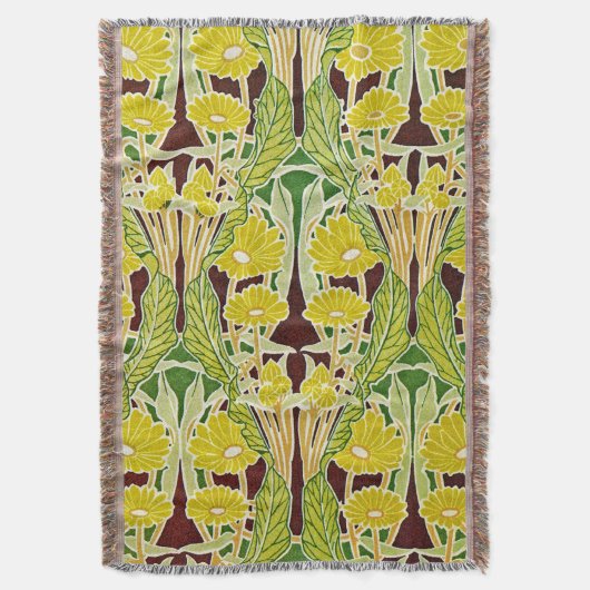 Art Nouveau Design #7 op Emporio Moffa Deken (Voorkant Verticaal)