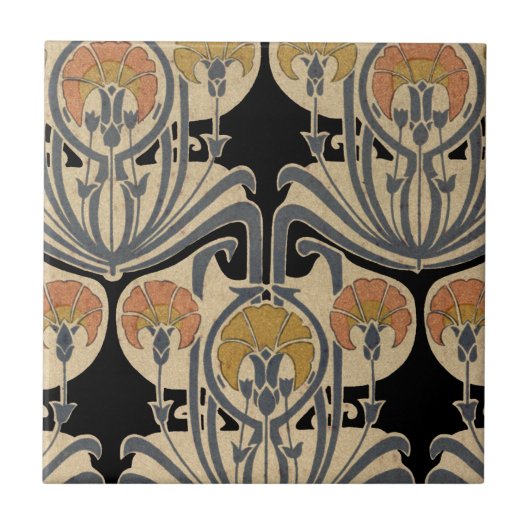 Art Nouveau Design #7 @ VictoriaShaylee Tegeltje (Voorkant)