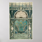 Art Nouveau Design by Émile Hutré c1896 Poster (Voorkant)