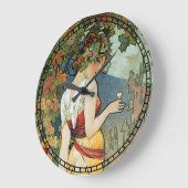 Art Nouveau Design door Alphonse Mucha Grote Klok (Hoek)