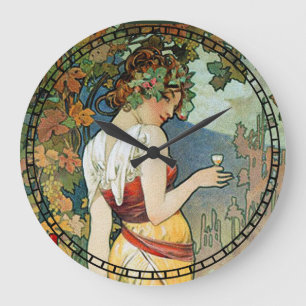 Art Nouveau Design door Alphonse Mucha Grote Klok
