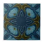 Art Nouveau  Design Feature Backsplash Tile Tegeltje (Voorkant)
