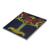 Art Nouveau Design Feature Backsplash Tile Tegeltje (Zijkant)