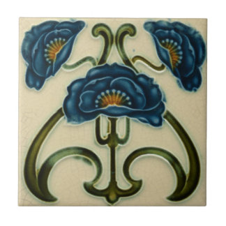 Art Nouveau Design Feature Tile Tegeltje