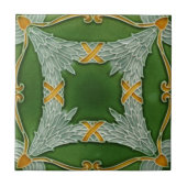 Art Nouveau  Design Feature Tile Tegeltje (Voorkant)