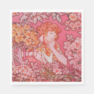 Art Nouveau Design Paper Napkins Servetten