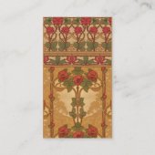Art Nouveau Design Visitekaartje (Achterkant)