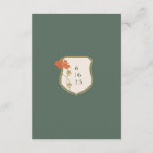  Art Nouveau Details Behuizing Kaart (Achterkant)