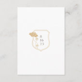 Art Nouveau Details Behuizing Kaart (Achterkant)